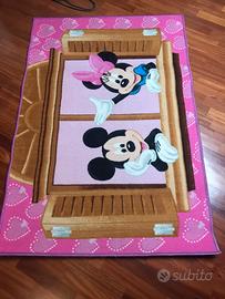 Tappeto bimbi Minnie e Topolino