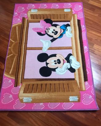 Tappeto bimbi Minnie e Topolino