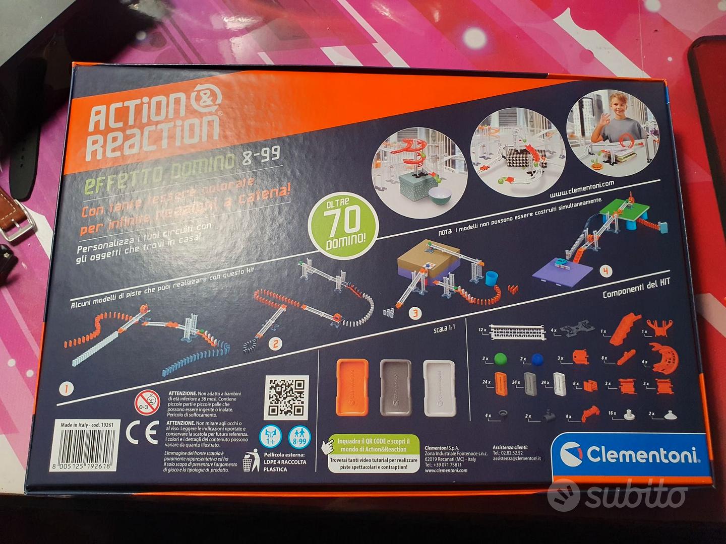 Clementoni Action & Reaction Starter Set - Pista A Sfera E Reazioni A Catena, Gioco Scientifico Per Bambini 8+ Anni - 3