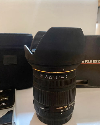 Obbiettivo Sigma 18-50 F2.8 Ex Dc Canon