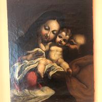 Quadro Sacra famiglia del Seicento