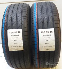 2 GOMME 195 55 16 MICHELIN A1841