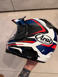 Casco  arai tour x5 discovery blu/bianco taglia m