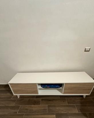 Mobile porta tv 2 ante + doppio ripiano