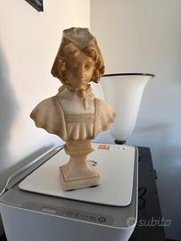 Statuette in marmo e  nronzo