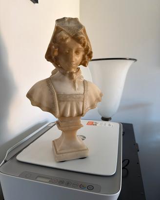 Statuette in marmo e  nronzo