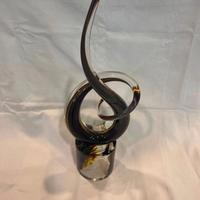 Nodo dell'amore in vetro Calcedonio di Murano