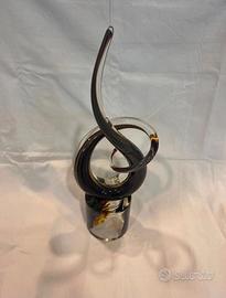 Nodo dell'amore in vetro Calcedonio di Murano