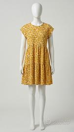 Abito estivo corto giallo a fiori - Bershka
