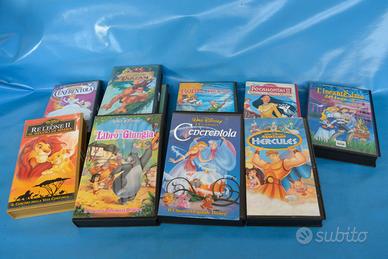 videocassette VHS originali walt disney