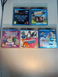 Lotto 5 Giochi PS3 PlayStation Move- Sport e Danza