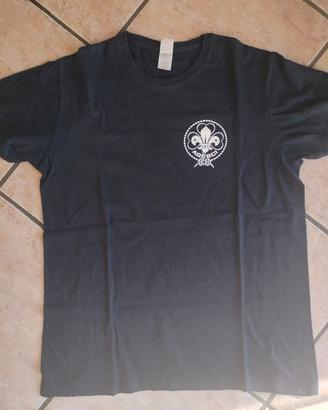 T-shirt scout Agesci blue