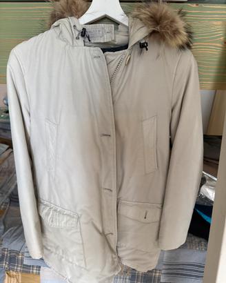 Woolrich taglia S color panna sfiancato