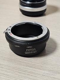 Adattore Fotga per obiettivi Nikon G to m4/3