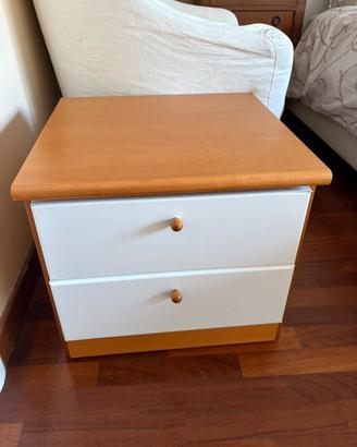 Comodino legno camera/ cameretta
