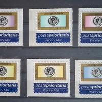 Posta Prioritaria 22 valori nuovi 1999-2004