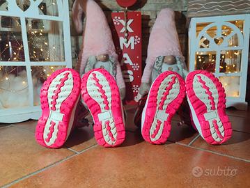 Caldi scarponcini dopo sci bambina BRUGI