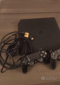 ps4 + 2 controller e cavi