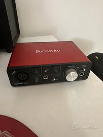 Scheda Audio,microfono,monitor