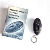 Alcohol Breath Tester & Timer with Flashlight
