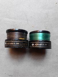 SET 2 BOBINE AQUAREX 200 PER MULINELLO DA PESCA