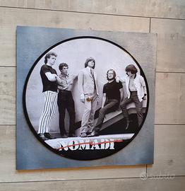 Vinile 33 giri a quadro omaggio ai Nomadi 