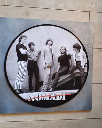 Vinile 33 giri a quadro omaggio ai Nomadi 