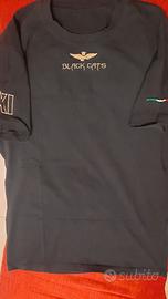 T shirt Aeronautica Militare TG Black Cats AMX