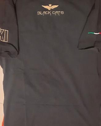 T shirt Aeronautica Militare TG Black Cats AMX