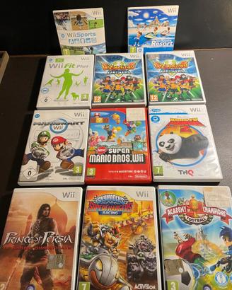 11 giochi NINTENDO WII usati