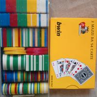 Carte da gioco e fiches