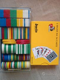 Carte da gioco e fiches