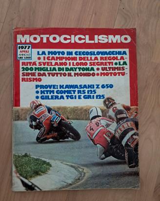 Prove delle moto Kawasaki Z650, Gilera GR1 e TG1 1