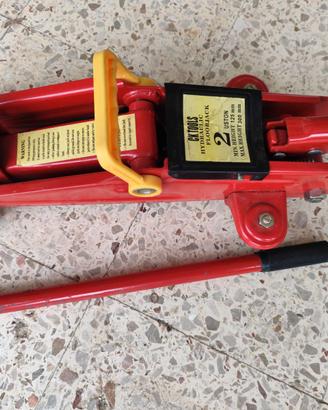 Cric sollevatore martinetto idraulico 2T auto