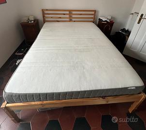 Letto IKEA Tarva con materasso Hövåg