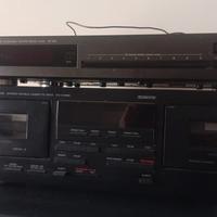 doppia piastra Yamaha e sintonizzatore techinics 