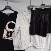 Patrizia Pepe: set t-shirt + short + felpa