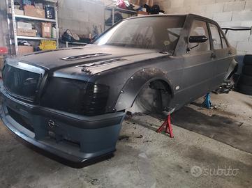 telaio auto da corsa mercedes 190e w201 rollbar 