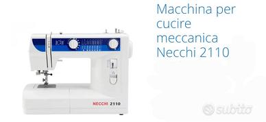 MACCHINA CUCIRE NECCHI 2110 E MOBILETTO CON  ELEVA