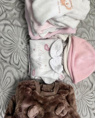 Set abbigliamento bimba 0-1mese