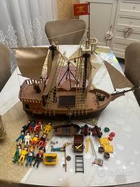 Nave Pirati Playmobil Vintage 3750 + Personaggi