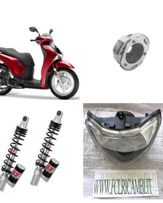 Honda Sh scarico bauletto parabrezza centralina