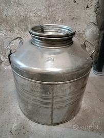 Bidone Sansone in acciaio inox 30 litri con manici