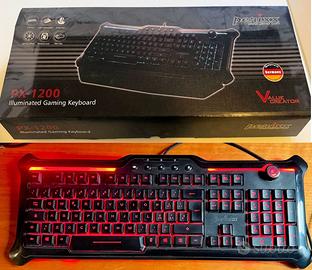 Perixx PX-1200 Tastiera Gaming Retroilluminata