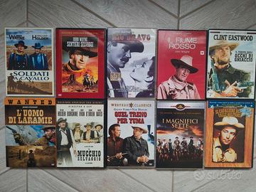 10 film Western storici - Wayne, Brinner, Eastwood