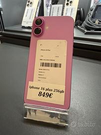 IPHONE 16 PLUS 256GB pari al nuovo