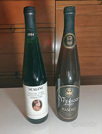 Lotto di 2 bottiglie Vino Verduzzo Trevigiano 1984