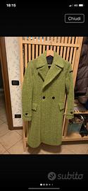 Cappotto donna verde nero