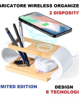 Caricatore wireless per 2 dispositivi 