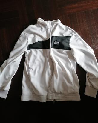giacca Nike bianca e nera 